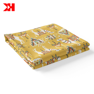 Kahn cotton hữu cơ tự do London Tana vải cỏ in cho váy của cô gái - Product Image 6
