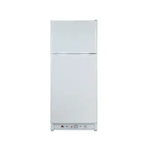 Refrigerador de gas del congelador superior de la puerta doble del hogar para el
