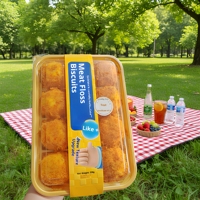 Boîte d'emballage jetable pour pâtisserie, en plastique, à huit compartiments, pour gâteaux aux jaunes d'œufs, desserts, confiseries, emballage pour la pâtisserie