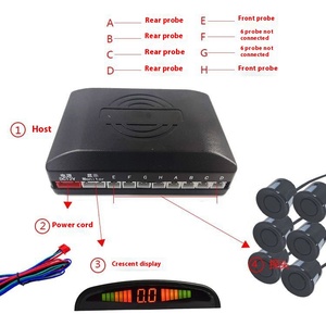 Factory Hot Sale Waterproof Universal <b>Car</b> <b>Reverse</b> <b>Camera</b> 6-Sensor 4 LED Screen Full Front 2 Rear Monitors ULTRASONIC SENSOR' Fac - Product Image 5