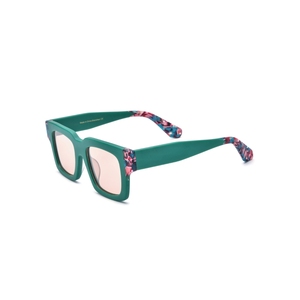 Rectangle Full Rim <b>Sunglasses</b> Mirror Lenses 100% UV Protection Men Casual Adult Fashion Sun Protection - Product Image 4