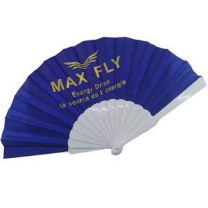 Custom Logo Advertising Promotional Type Plastic Hand Fan Cheap Plastic PP Hand Fan - Product Image 1