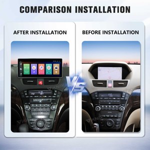 Lecteur multimédia à écran tactile de 12,3 pouces, navigation GPS, CarPlay sans fil, autoradio Android pour Honda Acura MDX 2007-2013 - Product Image 2