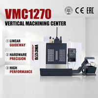 Centre d'usinage vertical CNC WOJIE VMC1270 à guidage linéaire haute performance pour l'usinage de pièces de précision