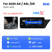 Reproductor de Radio para Auto MEKEDE MNX Android con Pantalla Táctil, Cámara Panorámica de 360°, 6 128G para Audi A4 2009-2016 1920*720