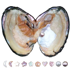 Vente en gros de perles d'huître en vrac coquille de fête naturelle mère moule <span class=keywords><strong>monstre</strong></span> vente de perles en vrac emballées sous vide - Product Image 1