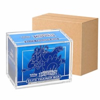Boîte de rangement pour cartes à collectionner HongYe en acrylique poli moderne, design léger et magnétique puissant pour présentoir de cartes de jeu