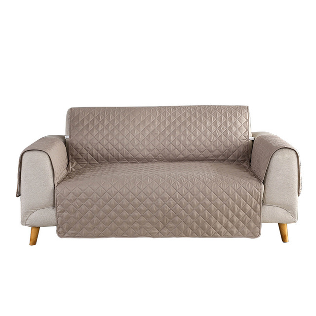 American Simple Style Home Portable Washable Pet Sofa Slipcover Non Slip 2 Seater Quilting Couch Cover