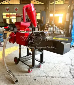 Animal Straw Feed Grass Chopper Hay For Crusher Cutting Silage Corn And Grinder Shredder Mill Pellet Farm Chaff Cutter Machine