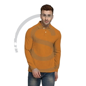 เสื้อยืดแขนยาวสีพื้นคุณภาพสูงขายส่งสำหรับผู้ชาย - Product Image 1