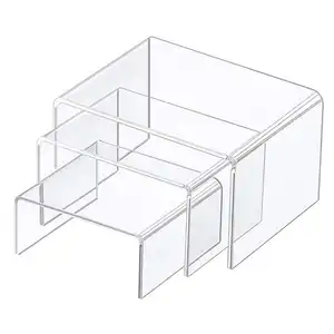 Nhà Máy Bán buôn tùy ChỉNh Nóng bán rõ ràng mạnh mẽ <span class=keywords><strong>Acrylic</strong></span> hiển thị risers <span class=keywords><strong>Acrylic</strong></span> quảng cáo đứng <span class=keywords><strong>Acrylic</strong></span> hiển thị đứng - Product Image 1