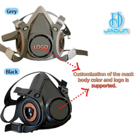 Masque à gaz industriel réutilisable en silicone avec filtre