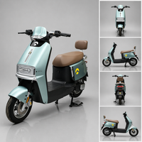 High Speed 48km/h 800W Electric Bike Motorcycles 60V/72V 10inch Electric Scooter 69KM Range E Mopeds for Adults