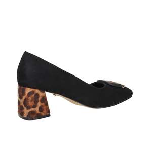 Gold & Gold Women's Pumps GP883 Brown Leather <b>Heels</b> Classic Dress Shoes - Product Image 5