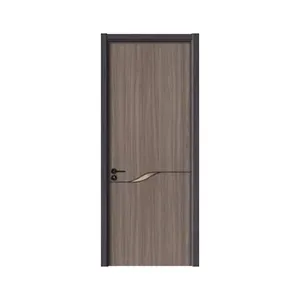 Hot Selling Environmental Protection Turkish Interior PVC Wooden Swing Bathroom Doors