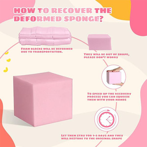 Woxin, suministro de fábrica, trampolín, esponja para saltar, espuma, bloques de espuma, Cubo de juego suave, espuma - Product Image 4