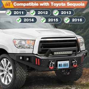 Accessoires tout-terrain ULON, pièces de carrosserie en acier pour camion <span class=keywords><strong>4x4</strong></span>, pare-chocs avant avec <span class=keywords><strong>treuil</strong></span>, kit de carrosserie de rechange pour Toyota Tundra 2007-2013 - Product Image 5