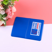 Tempat Kartu PVC Daur Ulang dengan Pola Bisnis, Tempat Kartu Plastik Lunak untuk Kartu ID, Kartu Kredit, Kartu Bisnis, Dilengkapi Kantong, Tas PVC