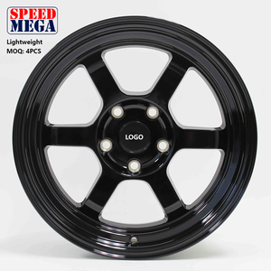 ล้อแม็กซ์ Speed Mega 17x8.0J น้ำหนักเบา 6 ก้าน ขอบลึก 5x114.3 ET35 ผ่านการรับรอง JWL VIA DOT-T รับน้ำหนักได้ 690 กก. สีดำ - Product Image 1