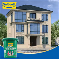 Peinture extérieure universelle imperméable, peinture effet marbre, peinture effet pierre imperméable, peinture effet granit