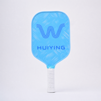 Paleta de Pickleball Profesional HUIYING Serie Azure T300 de Fibra de Carbono, 13mm/16mm, Núcleo de Panal de PP de Alta Velocidad, Raqueta con Logotipo Personalizado