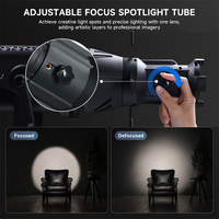 Tube de focalisation optique YSKE en métal pour photographie de studio, projection, effets spéciaux, accessoire de lumière de faisceau