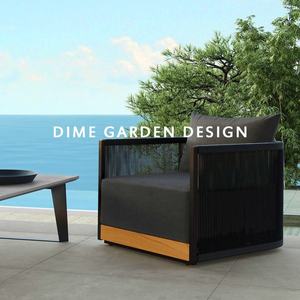 Meilleur ensemble <span class=keywords><strong>de</strong></span> canapés d'extérieur en teck moderne - Durable et imperméable pour <span class=keywords><strong>la</strong></span> cour et l'hôtel - Product Image 4