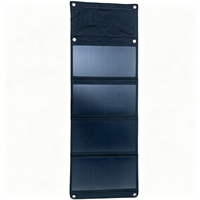 Chargeur solaire pliable 21W en gros, USB portable pour les voyages en extérieur et les situations d'urgence
