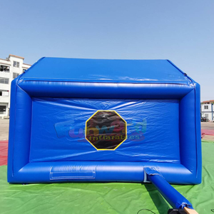 La zone de combat gonflable Nerf ultime pour enfants, avec obstacles extérieurs et barrières, idéale pour les sports. - Product Image 3