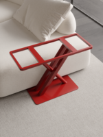 Support de pied de table en métal personnalisable de style italien minimaliste pour table d'appoint en dalle de quartz, pieds de table de luxe pour salon et salle à manger