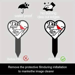 Lapide con inserto per pavimento in acrilico simpatizza il memoriale per i giardini del Patio esterno o i cimiteri per animali domestici - Product Image 3