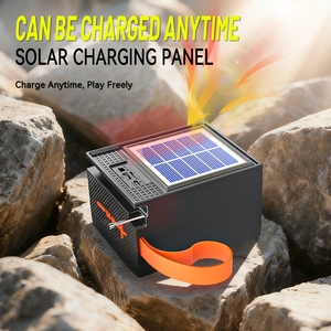 Haut-parleur BT alimenté par Solar avec support de téléphone à lumières RVB et USB/TF Play Factory Direct - Product Image 6