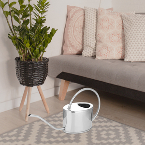 Manico decorativo da 1 litro in acciaio inossidabile ovale colorato colorato alla rinfusa interna carino da giardino in metallo piccolo Mini annaffiatoio <span class=keywords><strong>per</strong></span> <span class=keywords><strong>piante</strong></span> - Product Image 4