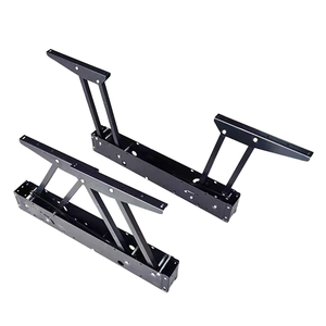 <span class=keywords><strong>Table</strong></span> basse <span class=keywords><strong>pliante</strong></span> multifonctionnelle moderne en <span class=keywords><strong>fer</strong></span> 560mm de hauteur tampon hydraulique Double tringlerie hydraulique matériel de meubles - Product Image 1