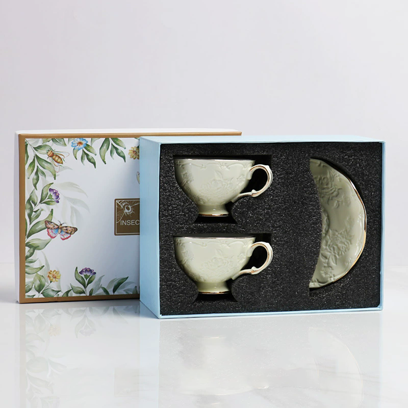 double cup and saucer-B