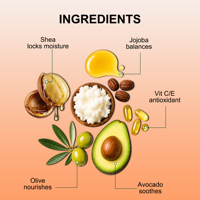 Baume à lèvres SPF 30 en gros, enrichi en Vitamine C, Vitamine E et Avocat, sans parabène, effet brillant, protection solaire quotidienne pour les lèvres