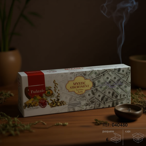 Tulasi Mystic Assortment Incense Sticks Dual Display Pack 6 Units - Product Image 3