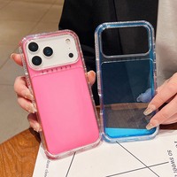 Coque arrière transparente pour iPhone 17, MOQ 500, coque robuste 3-en-1 pour iPhone 17 Pro Max et 17 Air, coque transparente pour iPhone 17