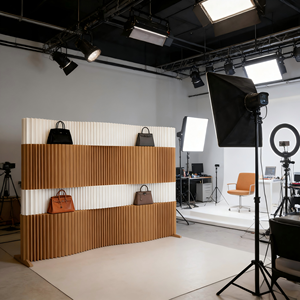 Kafeterya Ofis Bölme Duvarı Kağıt Duvar Mağazası Ana Ekranı, Canlı Yayın Arka Planı Katlanabilir ve Esnetilebilir Kağıt Duvar - Product Image 3