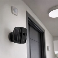 SunFlex - Cámara de Seguridad Inteligente con Celdas Solares de Perovskita para Interiores, Flexible, con Sensor de Luz Ambiental, Inalámbrica, sin Baterías, 35% de Eficiencia