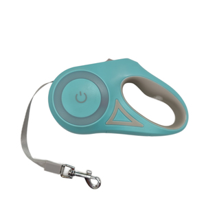 Einziehbare Haustier leine mit Touch Light, LED-Taschenlampe, 10 Fuß, 360 ° ohne Verwicklung, Ein-Knopf-Bremse und Schloss, rutsch fester weicher TPR-Griff - Product Image 3
