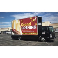 LED VISUAL LED Écran d'affichage pour camion publicitaire mobile P4 P5 P6 P8 P10 Écran LED pour voiture Écran LED pour remorque