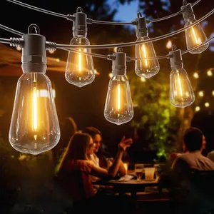 Christmas Decorative Solar Led Lights String Bulbs Outdoor Camping Garden Waterproof String Lights