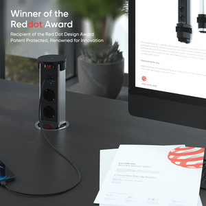 Hot bán <span class=keywords><strong>Pop</strong></span> Up Outlet tủ bếp Máy tính để bàn điện Ổ cắm điện - Product Image 3