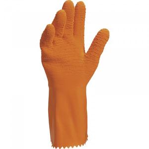 DELTA PLUS-ถุงมือยางสีส้ม VE990OR08-M บนถุงมือซับในผ้าฝ้ายอินเตอร์ล็อค-ความยาว30ซม. (หลายแพ็ค)-ถุงมือ MW131520 - Product Image 2