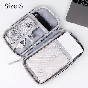 Sac de rangement pour câbles de voyage de grande taille, pochette de rangement, étui de transport, sacs de rangement portables imperméables pour câbles et appareils électroniques - Product Image 5