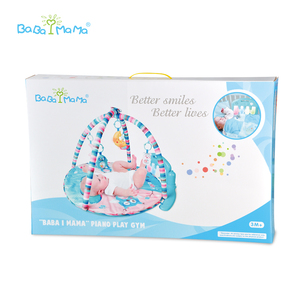 Tapis de piano rond <span class=keywords><strong>pour</strong></span> bébé avec lune clignotante Jouets <span class=keywords><strong>pour</strong></span> bébé Tapis de jeu <span class=keywords><strong>pour</strong></span> bébé avec jouets suspendus - Product Image 3