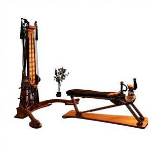 SAERDE Reformer de Pilates en Bois Durable, Réglable, Écologique, Équipement d'Exercice de Yoga et de Santé, Garantie 1 An pour Studio de Pilates - Product Image 1