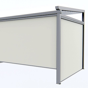 العرف الخارجي التعتيم أعمى بمحركات الرومانية البريدي الستائر - Product Image 2