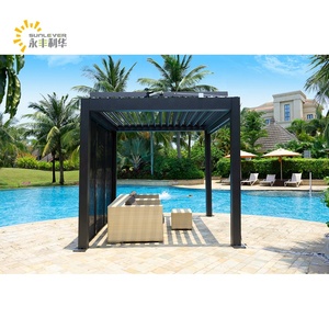 <span class=keywords><strong>Pergola</strong></span> motorisée en aluminium bioclimatique <span class=keywords><strong>avec</strong></span> lames orientables - Product Image 4